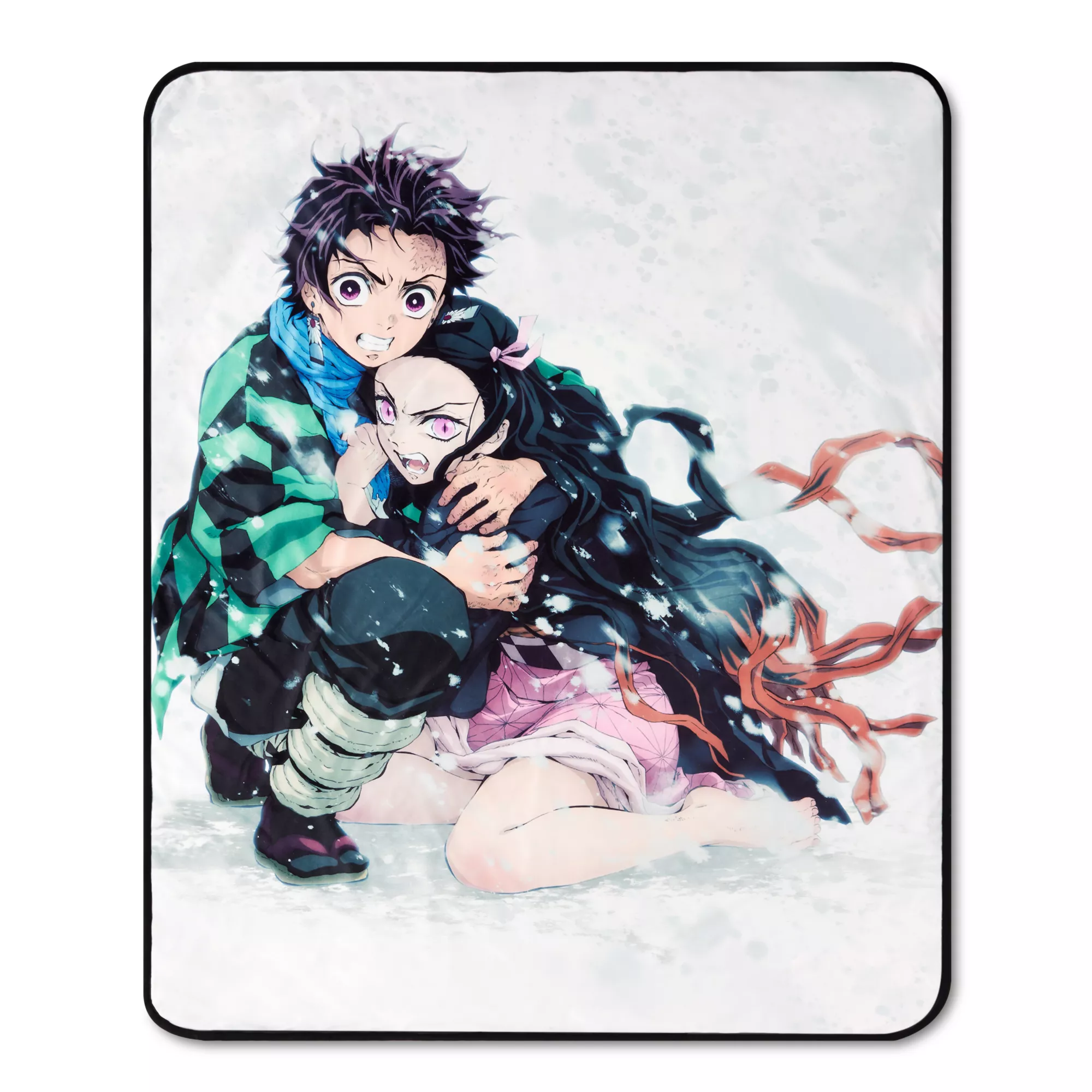 Demon Slayer Snow Fleece Blanket at Spencer's