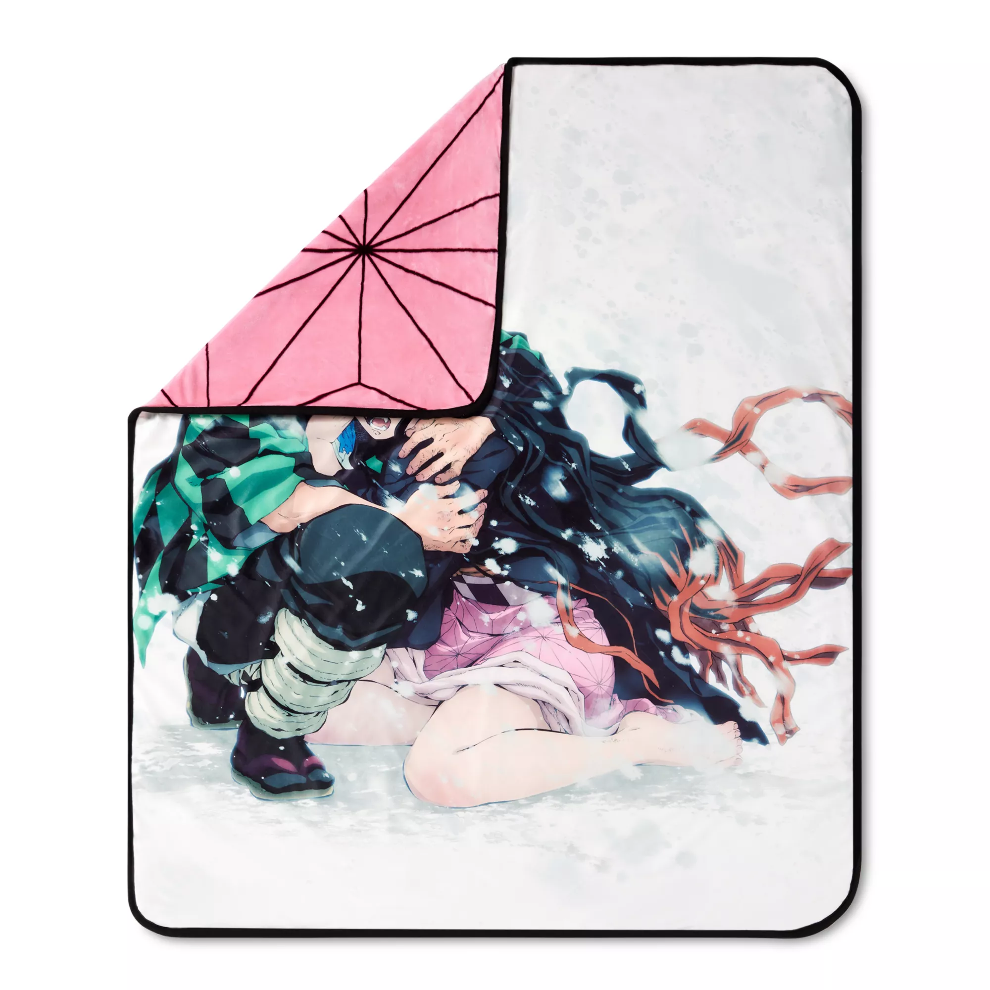 Demon Slayer Snow Fleece Blanket at Spencer's