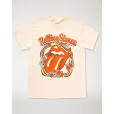Floral The Rolling Stones T Shirt at Spencer's