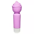 Ice Cream Rechargeable Waterproof Vibrator - 4.5 Inch at Spencer's
