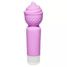 Ice Cream Rechargeable Waterproof Vibrator - 4.5 Inch at Spencer's