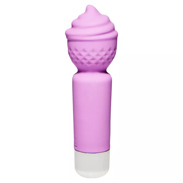 Ice Cream Rechargeable Waterproof Vibrator - 4.5 Inch at Spencer's