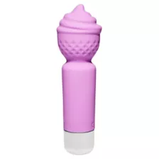 Ice Cream Rechargeable Waterproof Vibrator - 4.5 Inch at Spencer's