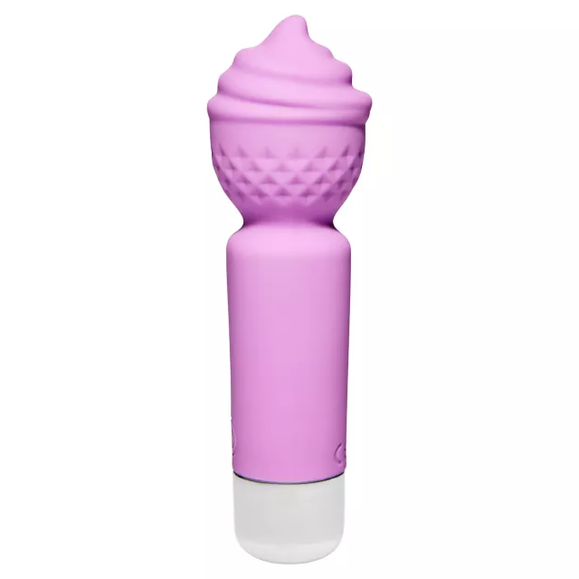 Ice Cream Rechargeable Waterproof Vibrator - 4.5 Inch at Spencer's