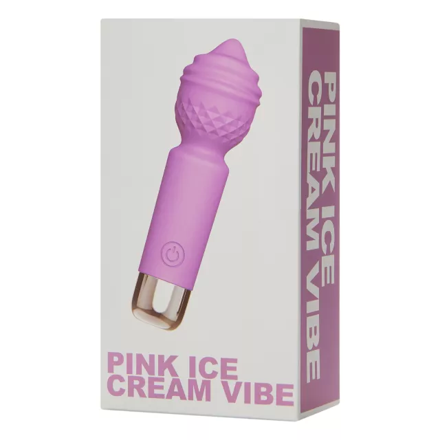 Ice Cream Rechargeable Waterproof Vibrator - 4.5 Inch at Spencer's