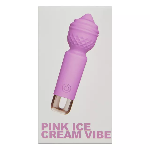 Ice Cream Rechargeable Waterproof Vibrator - 4.5 Inch at Spencer's