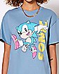 Kick Retro Sonic the Hedgehog T Shirt