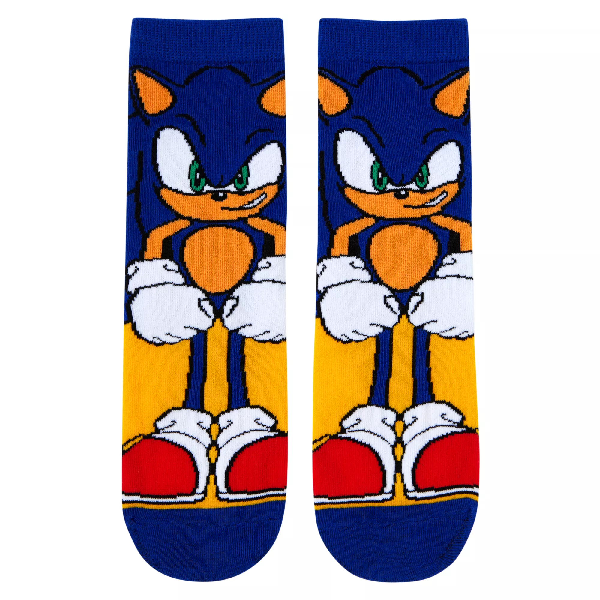 Classic Sonic Crew Socks - Sonic the Hedgehog at Spencer's