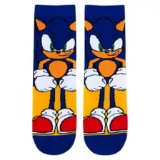 Classic Sonic Crew Socks - Sonic the Hedgehog at Spencer's