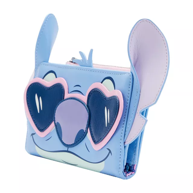 Loungefly Stitch Heart Glasses Zip Wallet- Lilo & Stitch at Spencer's