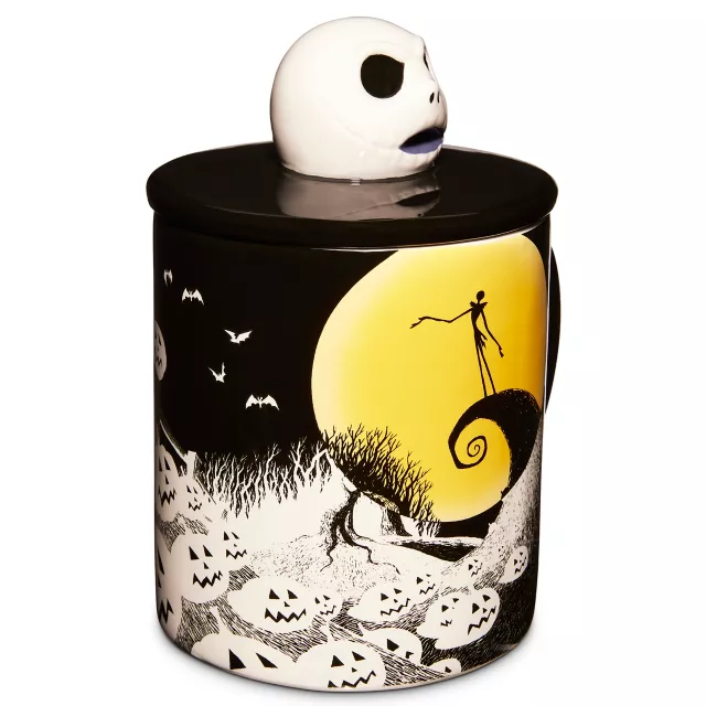 Sculpted Jack Skellington Lid Coffee Mug 18 oz. - The Nightmare Before Christmas at Spencer's