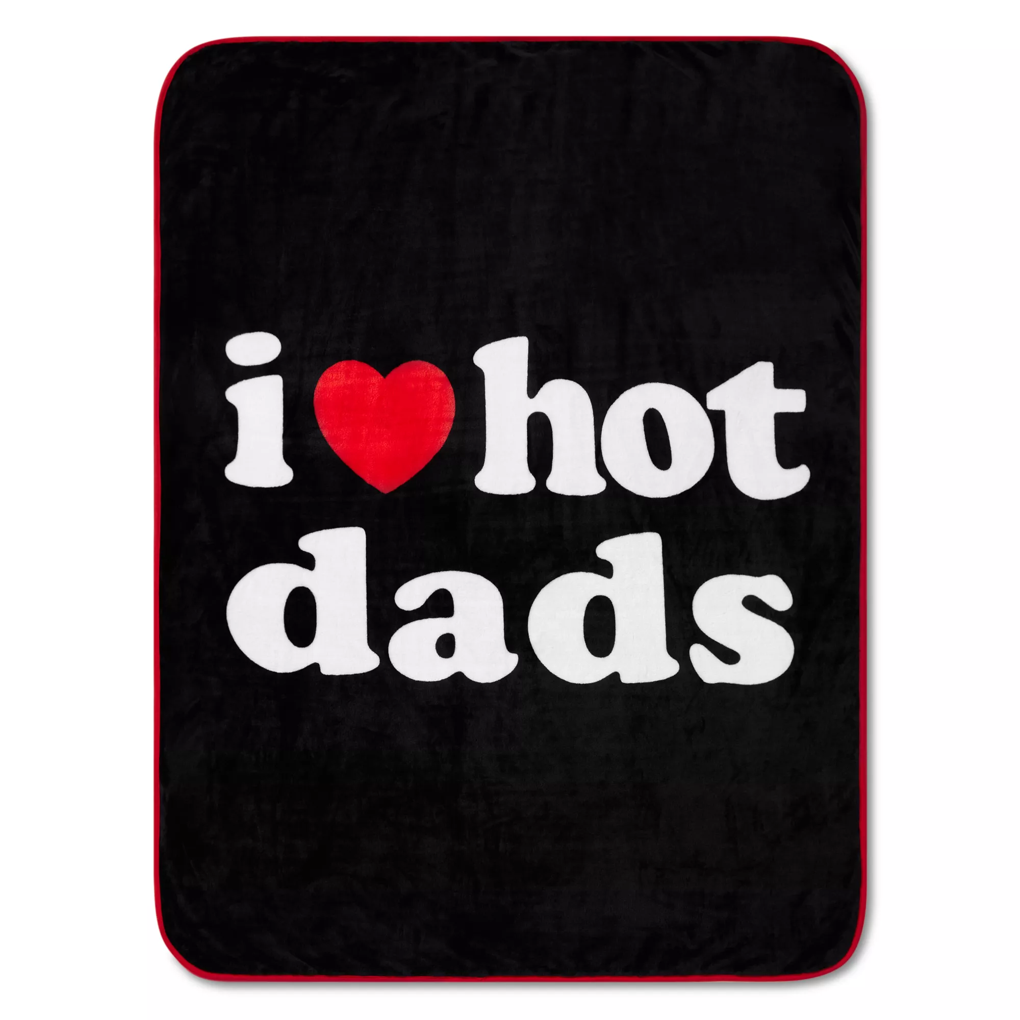 I Heart Hot Dads Fleece Blanket - Danny Duncan