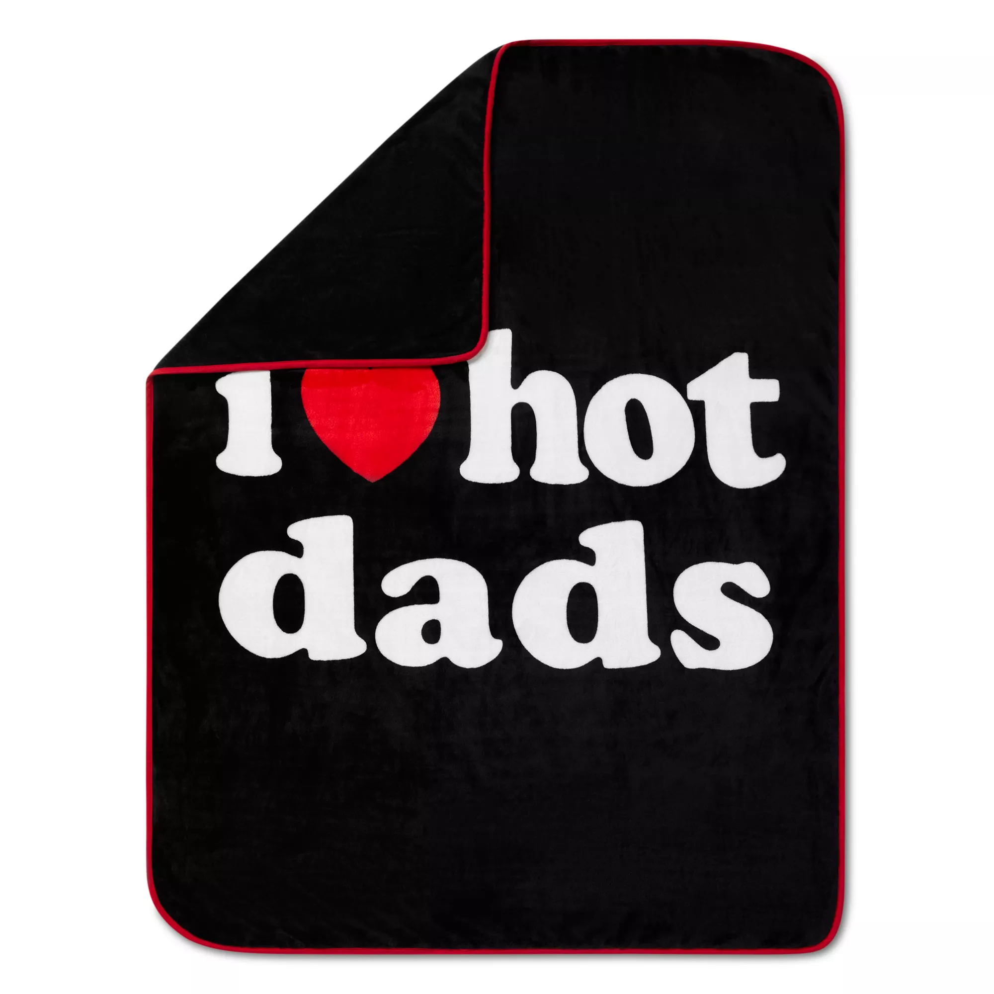I Heart Hot Dads Fleece Blanket - Danny Duncan
