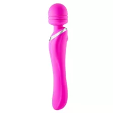Pink Wiggle Wand Double-Ended Rechargeable Massager 9.2 Inch - Hott Love Extreme at Spencer's