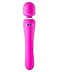 Wiggle Wand Double-Ended Rechargeable Massager 9 Inch Pink - Hott Love Extreme