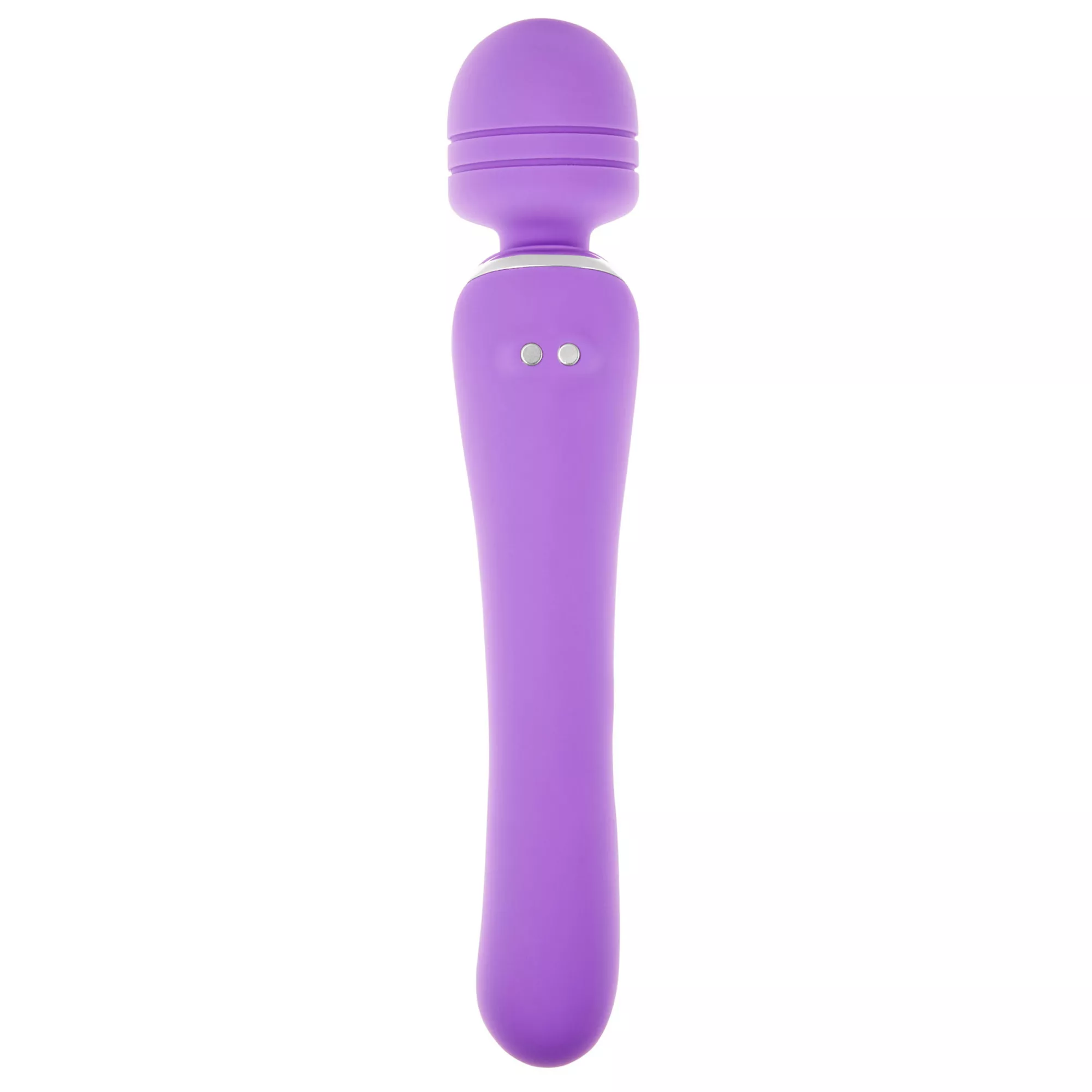 Purple Wiggle Wand 8-Function Double-Ended Rechargeable Waterproof Massager 9 Inch - Hott Love Extreme at Spencer's