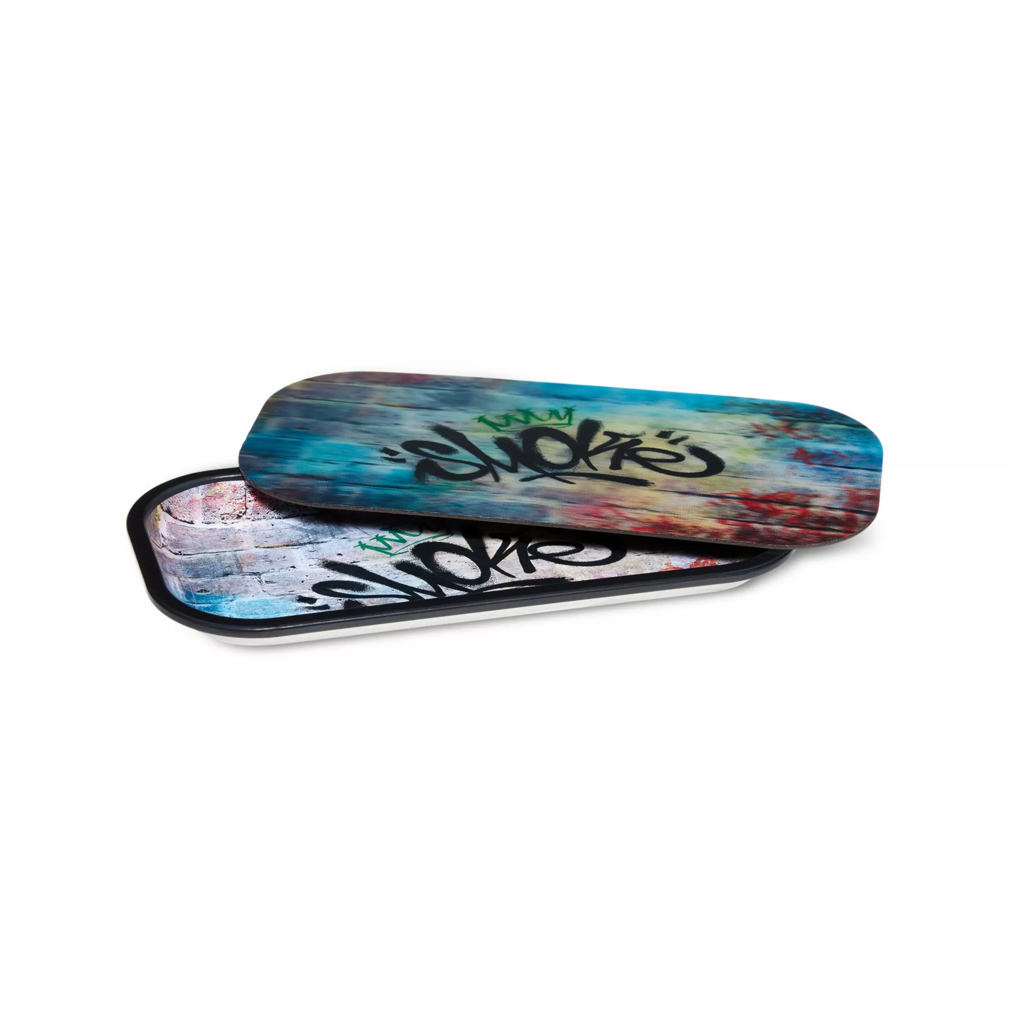 Smoke Graffiti Tray with Lid at Spencer's