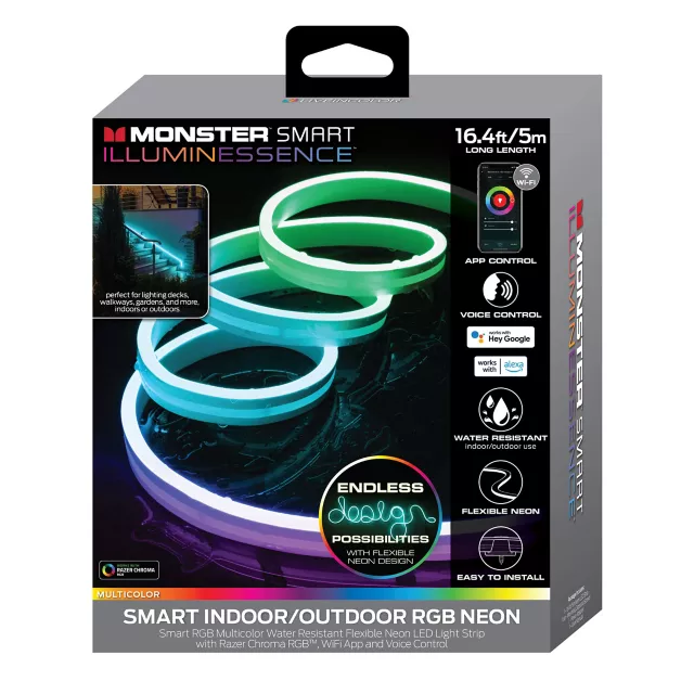 16.5 Ft. Multi-Color Neon Smart RGB LED Strip at Spencer's