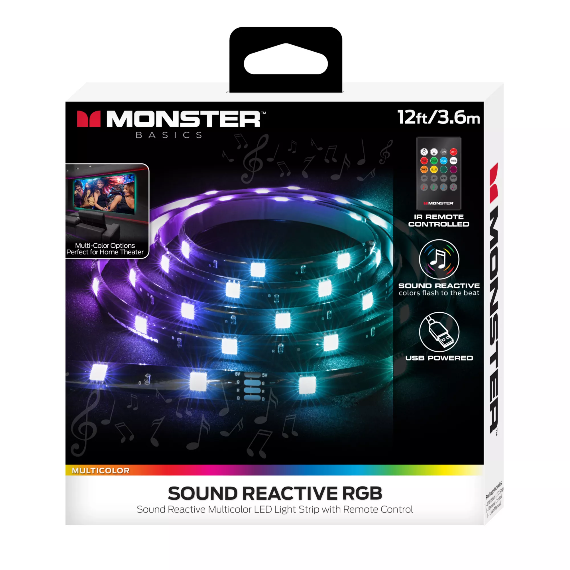 12 Ft. Multi-Color Neon Smart RGB LED Strip at Spencer's