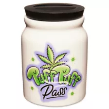 Puff Puff Pass Stash Jar - 8 oz. at Spencer's