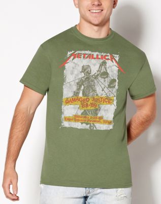 Damaged Justice Tour T Shirt Metallica