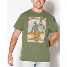 Metallica Damaged Justice Tour T Shirt at Spencer's