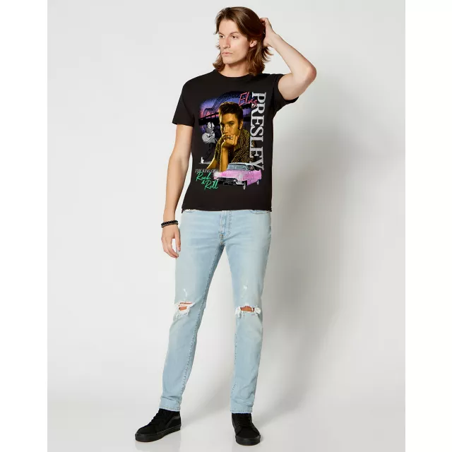 King of Rock and Roll Elvis T Shirt at Spencer's