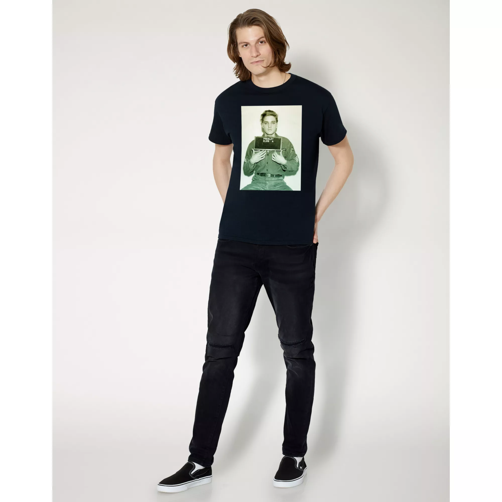 Army Photo Elvis T Shirt at Spencer's