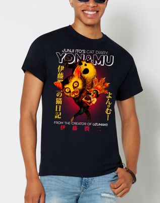 Evil Cat T Shirt - Junji Ito's Cat Diary: Yon & Mu - Spencer's