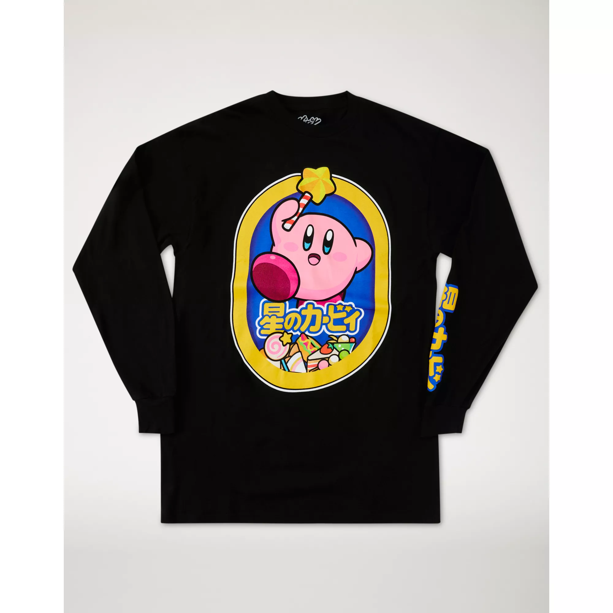Kirby Star Wand Long Sleeve T Shirt at Spencer's