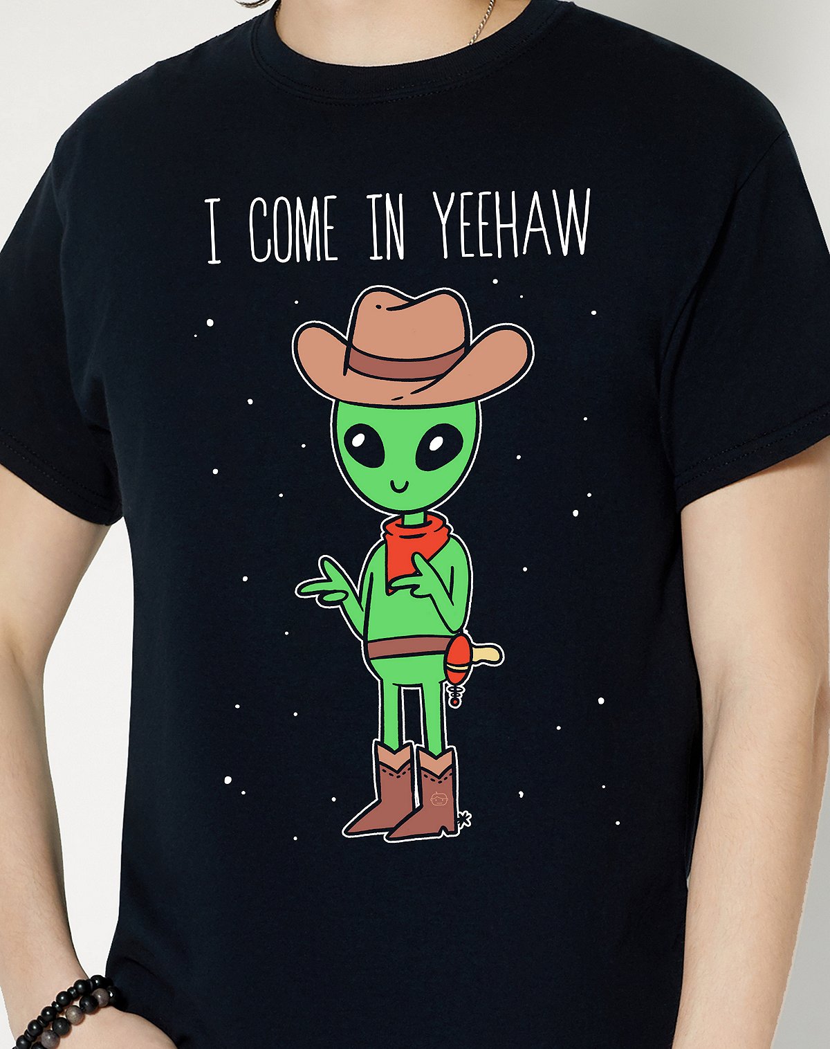 Yee Haw Alien T Shirt