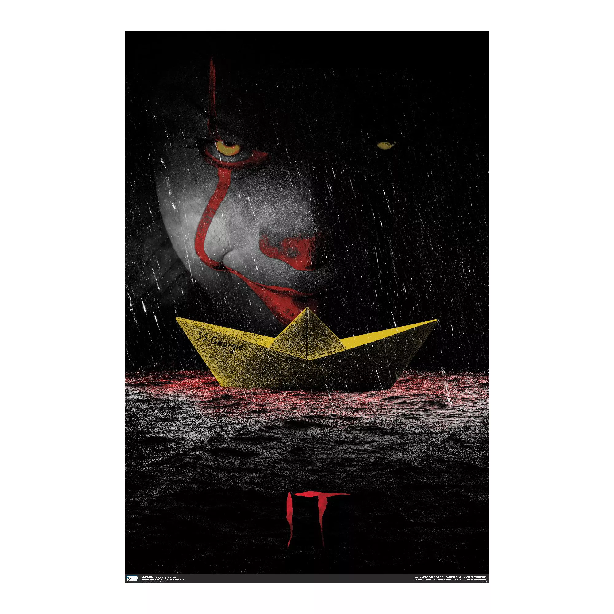 Glow in the Dark Pennywise Poster - It at Spencer's