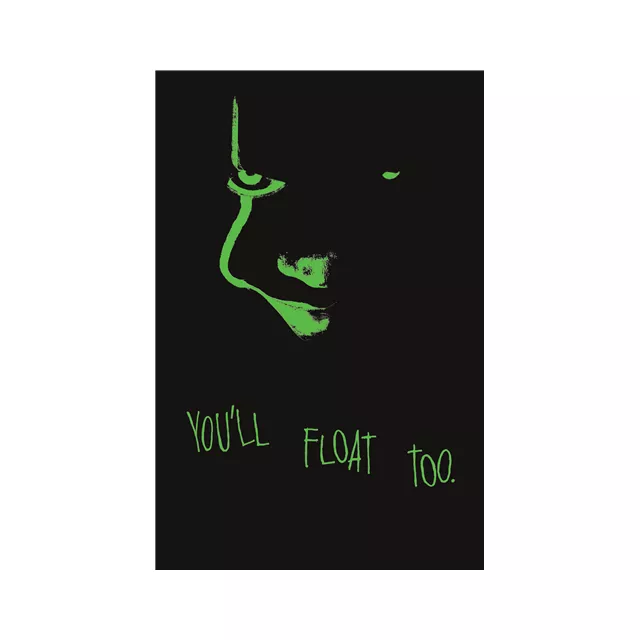 Glow in the Dark Pennywise Poster - It at Spencer's