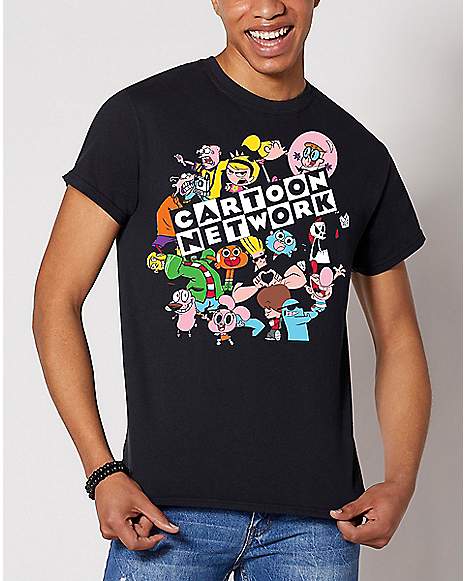 Black Group Cartoon Network T Shirt - Spencer's