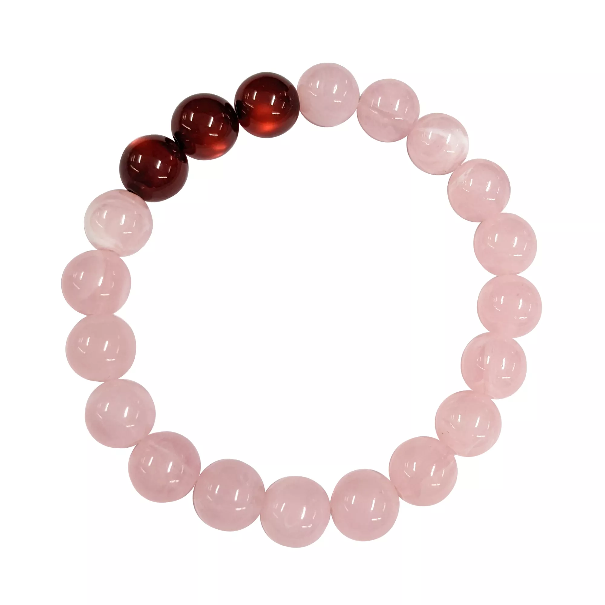 Pink and Red Long Distance Beaded Bracelets - 2 Pack at Spencer's