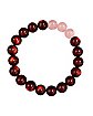 Pink and Red Long Distance Bracelets - 2 Pack