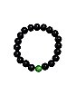 Multi-Pack Black and Green Beaded Bracelets - 2 Pack