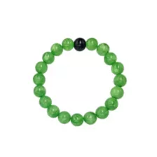 Multi-Pack Black and Green Beaded Bracelets - 2 Pack at Spencer's