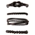Multi-Pack Beaded and Braided Bracelets - 4 Pack at Spencer's