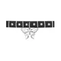 D-Ring Butterfly Choker Necklace at Spencer's