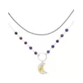 Moon Charm Necklace at Spencer's