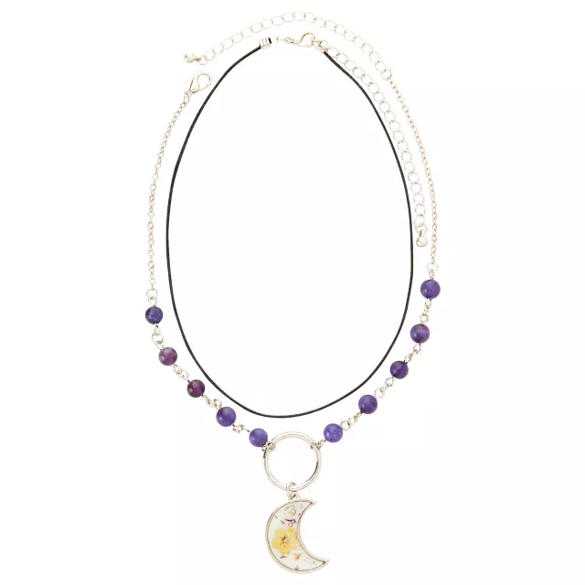 Moon Charm Necklace at Spencer's