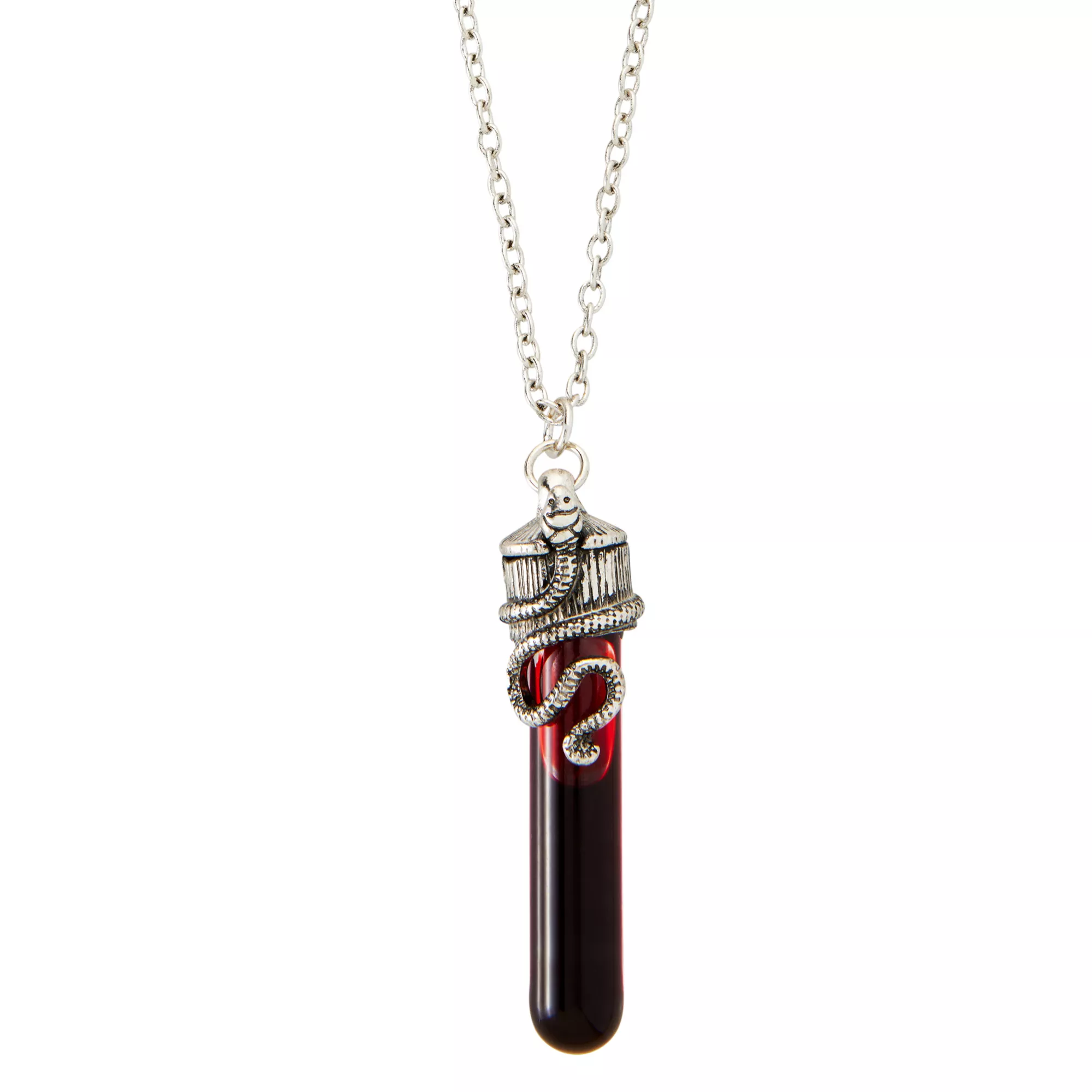 Snake Blood Vial Pendant Necklace at Spencer's