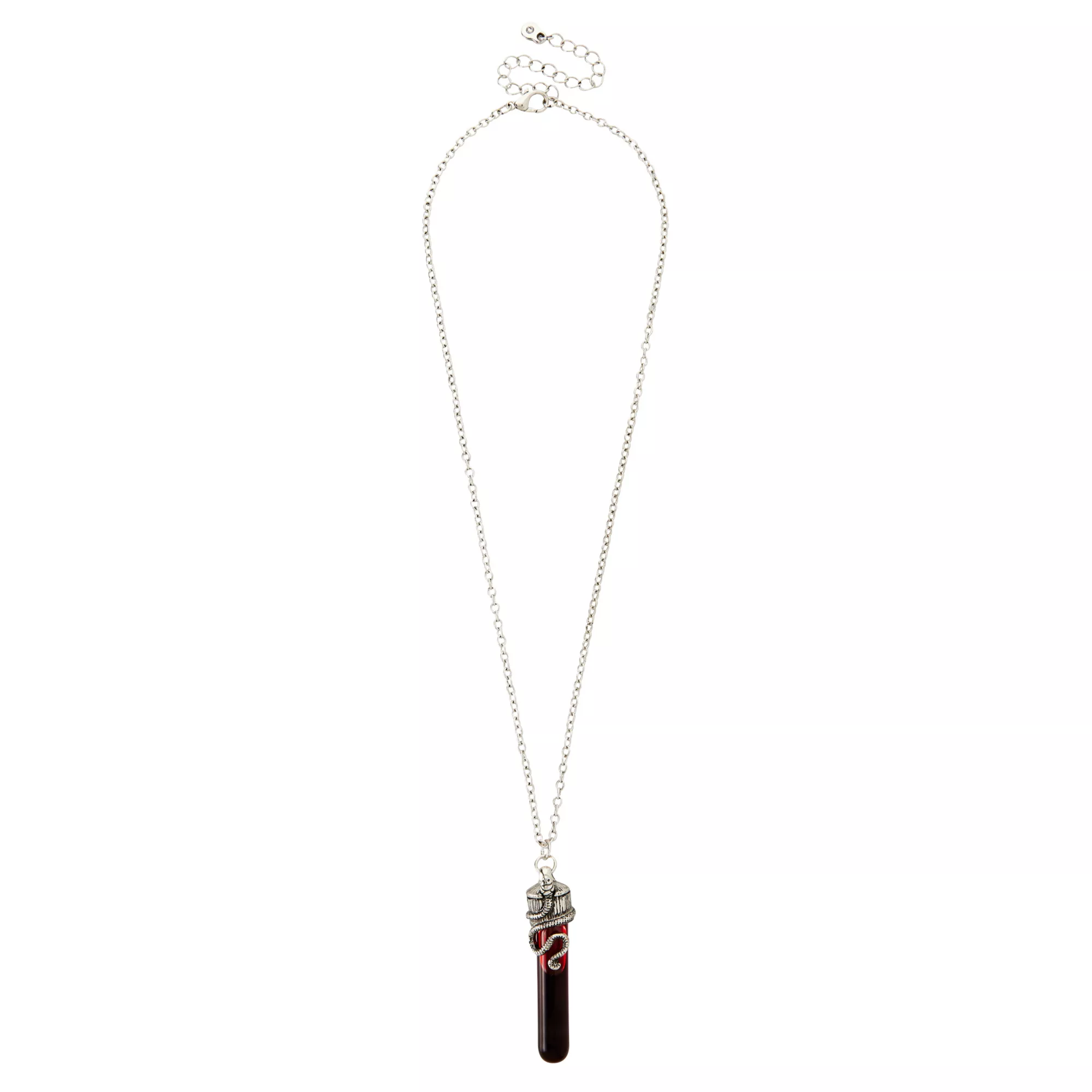 Snake Blood Vial Pendant Necklace at Spencer's