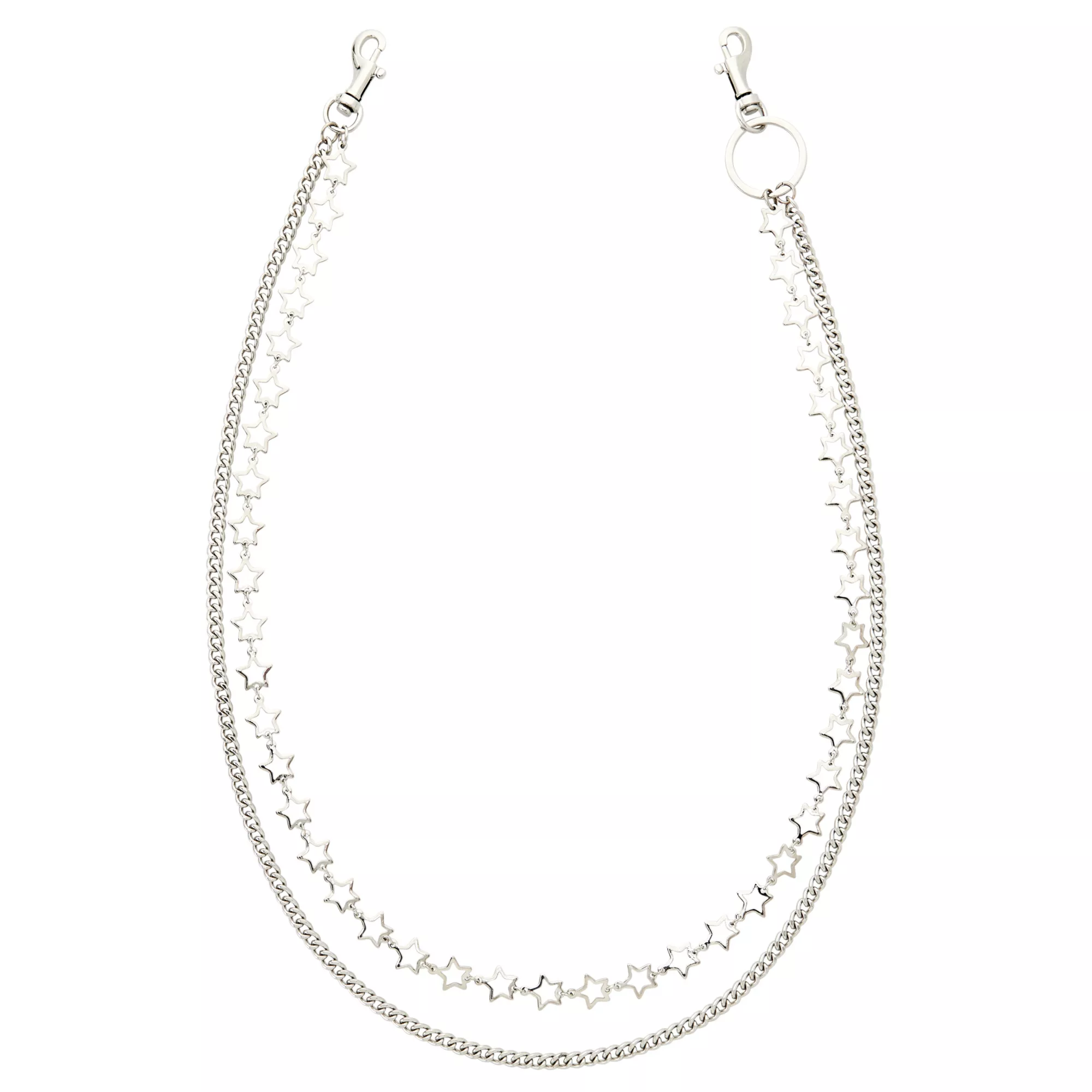 Chain and Star Layered Necklace