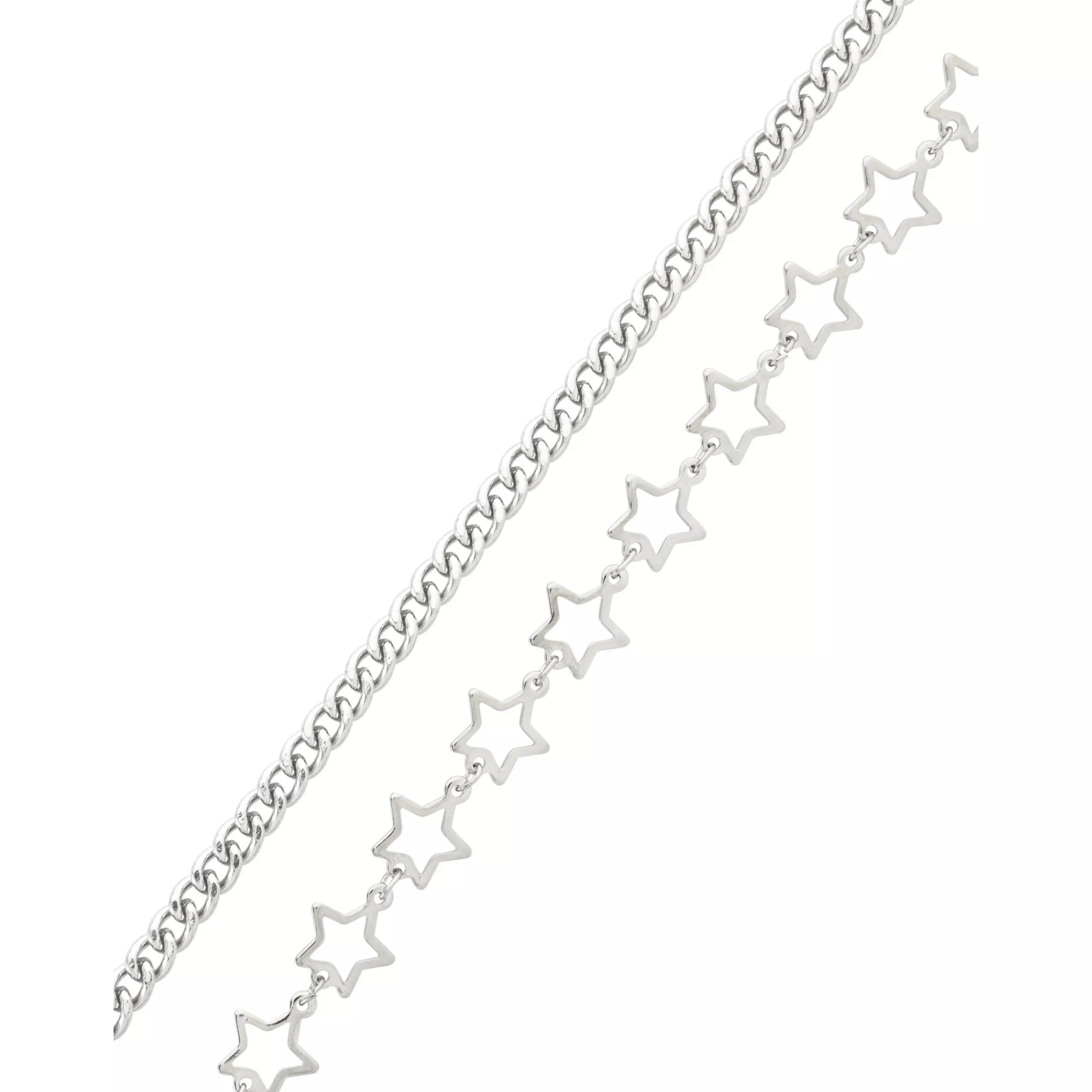 Chain and Star Layered Wallet Chain at Spencer's