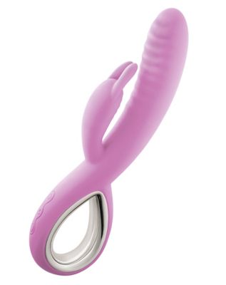 Thrill 2.0 Multi-Function Rechargeable Waterproof Rabbit Vibrator 9 Inch - Oona