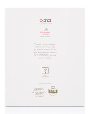 Rush 7-Function Rechargeable Suction Rabbit Vibrator 8 Inch – Oona