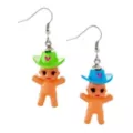 Babydoll Cowboy Hat Dangle Earrings at Spencer's