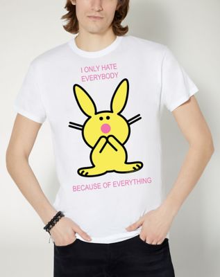 Because of Everything T Shirt - Happy Bunny